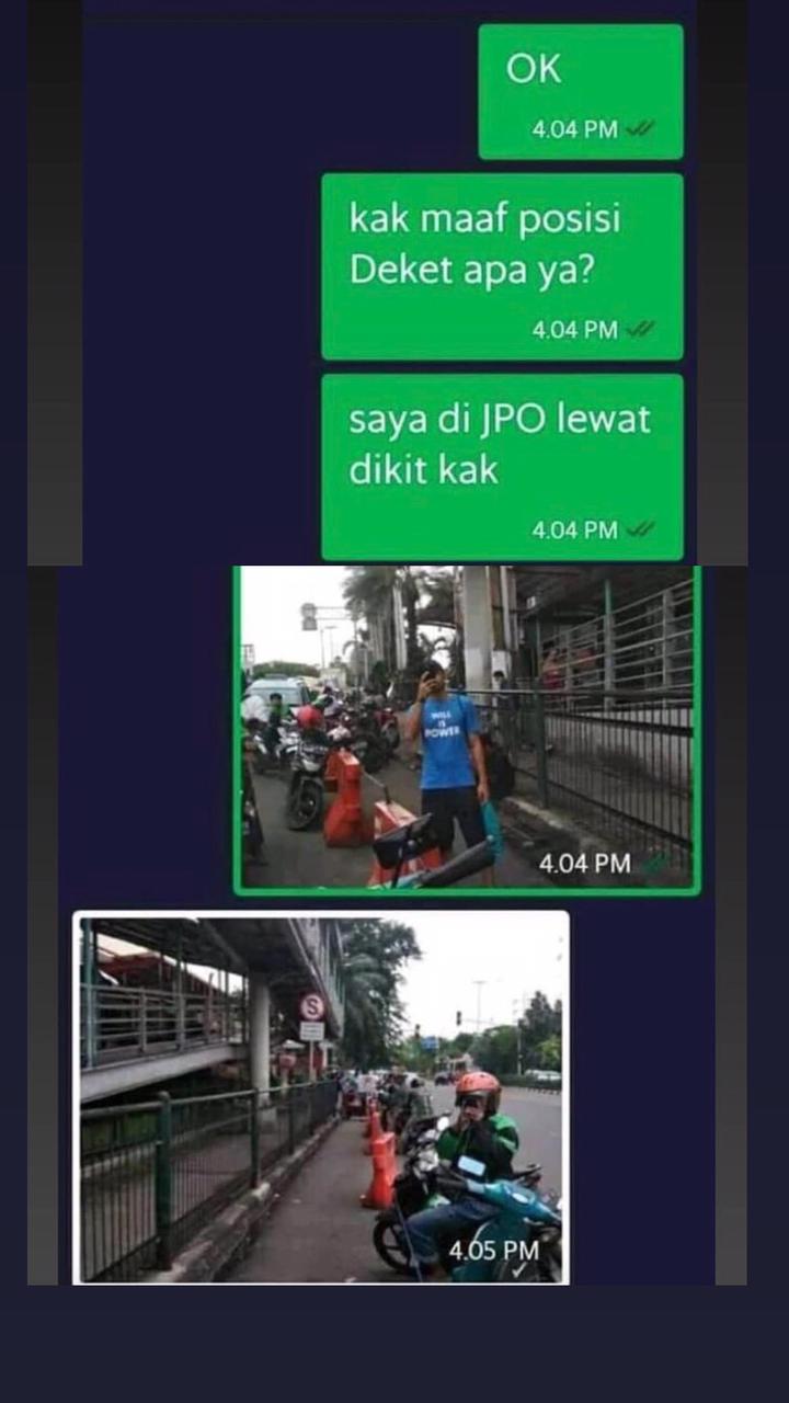 Potret kocak balasan penumpang ojol ini bikin garuk-garuk kepala